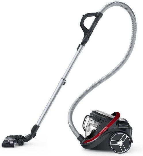 Rowenta Silence Force Cyclonic Effitech Ηλεκτρική Σκούπα 500W με Κάδο 2.5lt Μαύρη