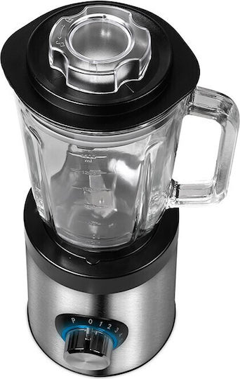 Life Veloce Mixer mit Glas Kanäta 1,5 l 800W Inox