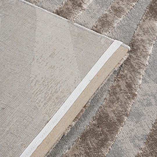 Beauty Home Rectangular Beige Grey Rug 133x190cm 9438-133X190