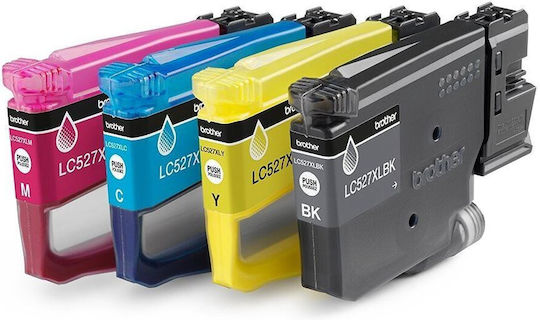 Brother LC527XLVAL Original Pack of 4 InkJet Printer Inks Yellow / Cyan / Magenta / Black
