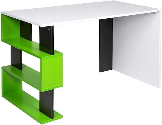 Γραφείο με Βιβλιοθήκη 120x60x75εκ. Πράσινο
