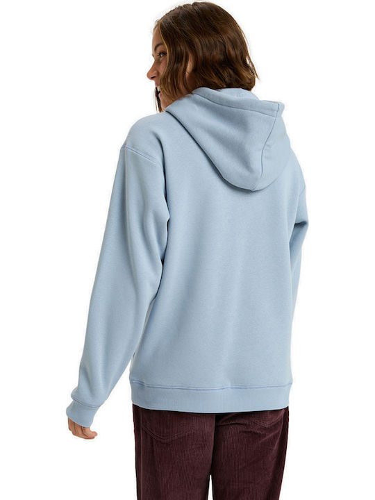 Surf Stoked Women's Sweatshirt Hooded Light Blue
