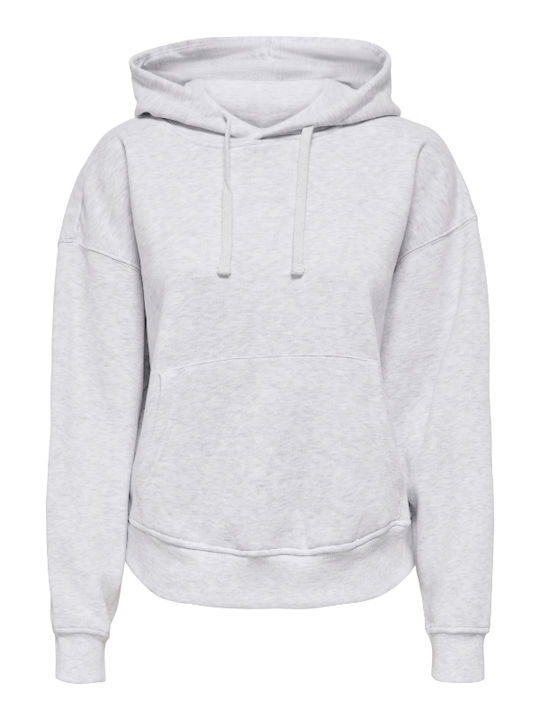 Damen Sweatshirt Kapuzen Grey