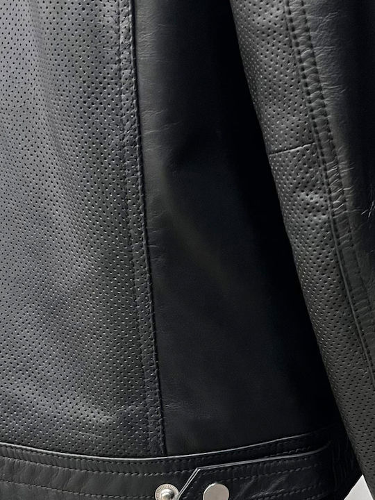Δερμάτινο Μπουφάν Black