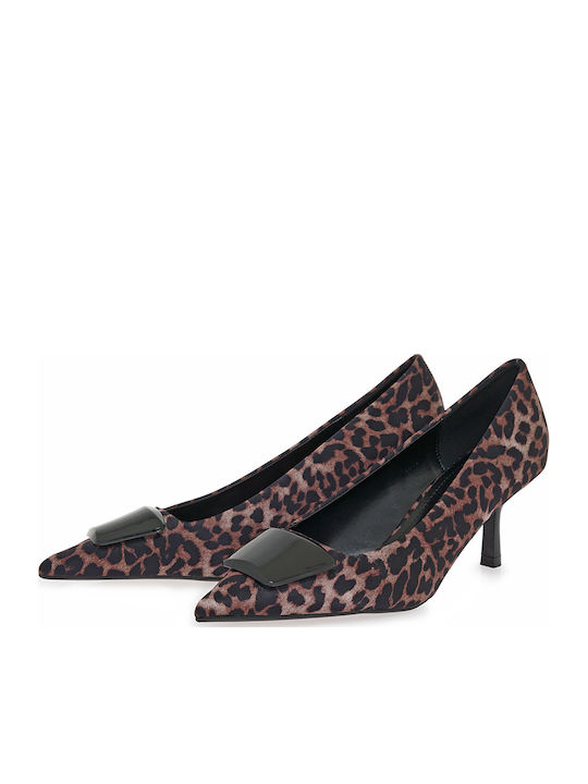 Pumps mit mittelhohem Absatz Animal Print