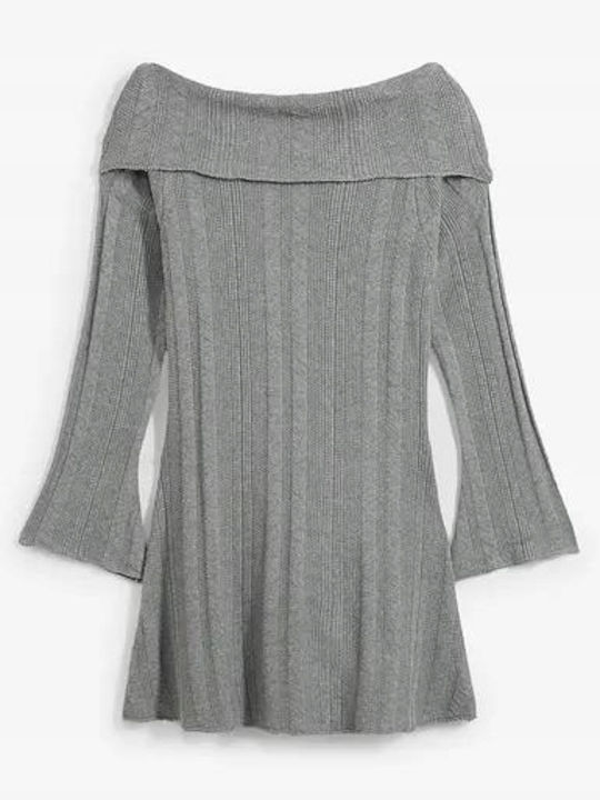 Bonprix Knitted Dress All Day Gray