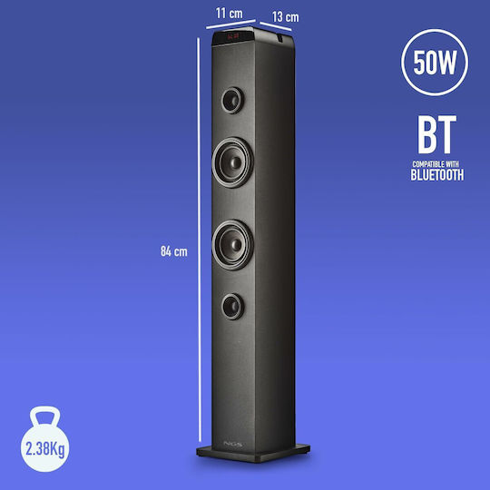 NGS Ηχείο Bluetooth Μαύρο SKYCHARMPRO