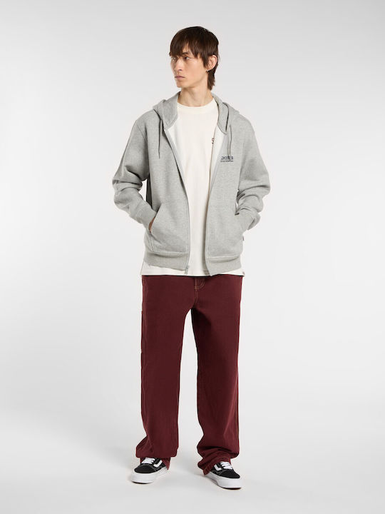 Madison Men's Jeans Pants With Slim Baggy Fit Bordeaux