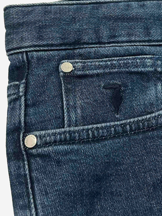 Men's Jeans Pants with Slim Fit Super Sw Blue MJ370D63 Blue