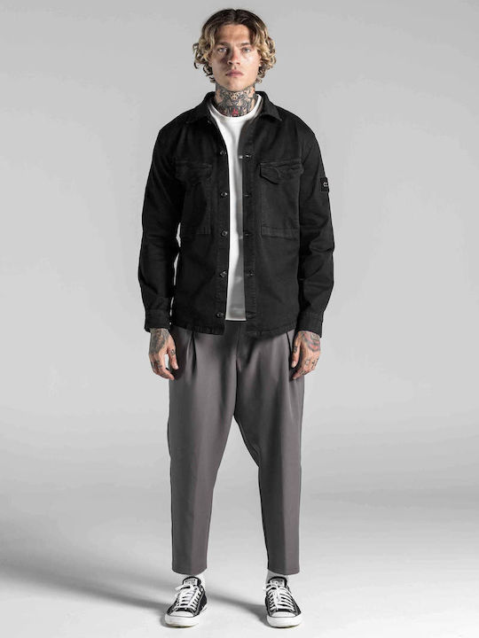 Men's Chino Trousers Loose Fit Grey