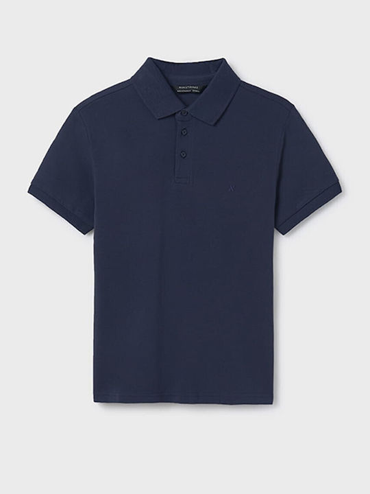 Kids' Polo Short Sleeve Navy Blue