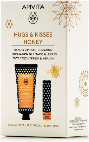 Apivita Hugs & Kisses Skin Care Set for Moisturizing Honey 2pcs