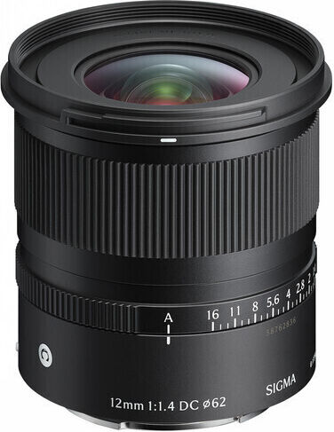 Sigma Crop Obiectiv Foto 12mm f/1.4 Fix pentru Montura Canon RF Black