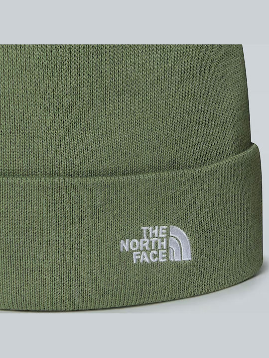 Norm Shallow Beanie Unisex Σκούφος Πλεκτός σε Πράσινο χρώμα
