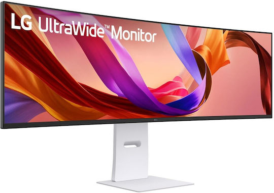 LG Monitor Curbat Ultrawide IPS HDR 49U950A-W 49" 5120x1440 144Hz cu Timp De Răspuns 5ms GTG