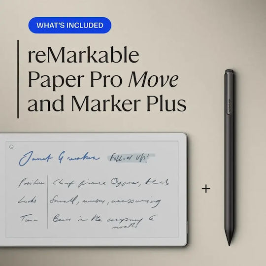 reMarkable Paper Pro Move 7.3" (64GB) with Marker Plus Silver