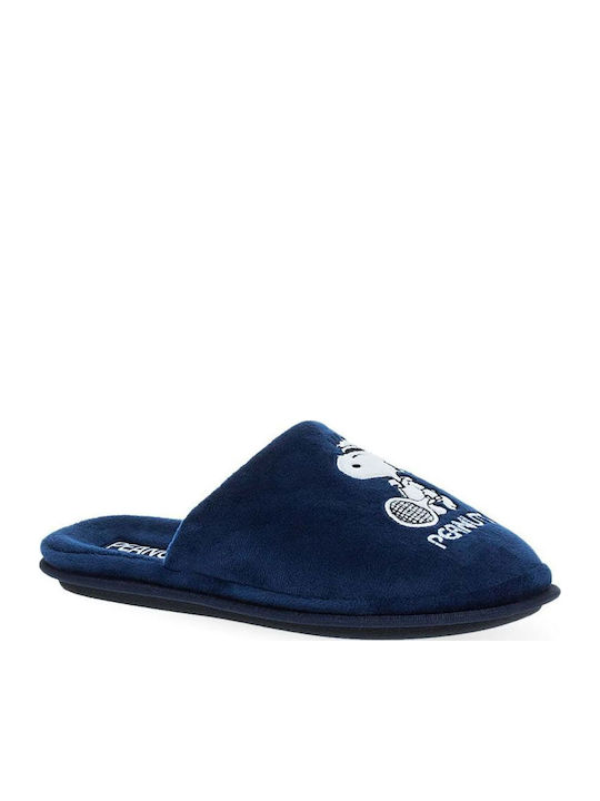 Peanuts Men's Slipper Blue