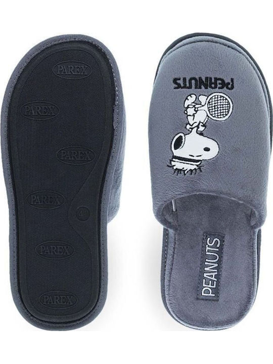 Peanuts Men's Slipper Gray