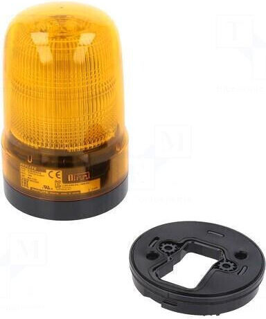 Patlite Car Beacon LED 12 / 24V 8cm with Orange Lighting