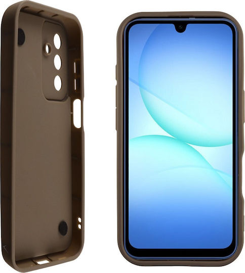Volte-Tel Butterflies Strap Задна корица Силикон Кафяв (Galaxy A17)