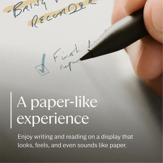 reMarkable E-Book-Reader Paper Pro Move 7.3 Zoll 64GB mit Marker Plus und Premium Leder Buchhülle Schwarz