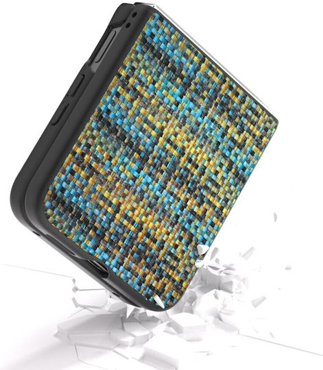 Plaid Texture Book Πλαστικό Χρυσό (Xiaomi Mix Flip)