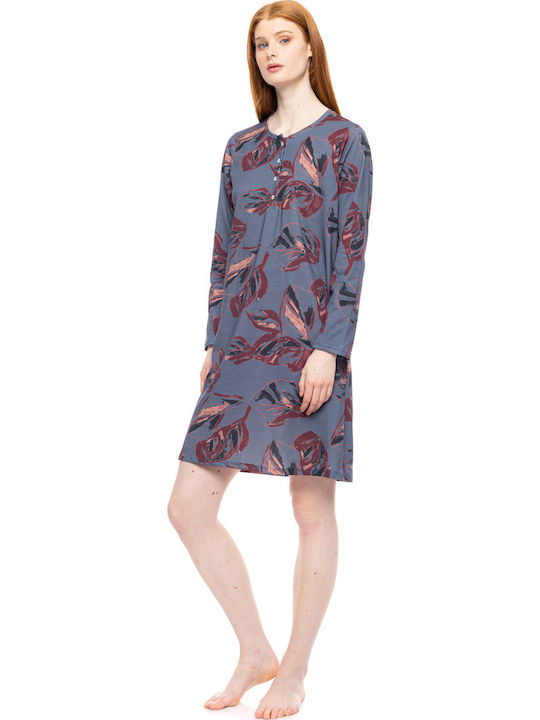 Pink Label Winter Women's Nightdress Pink Label Winter Women's Nightdress