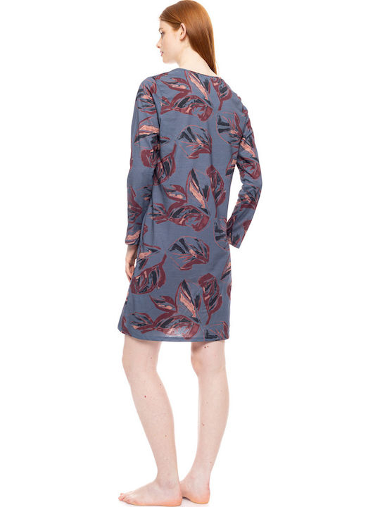 Pink Label Winter Damen Nachthemd