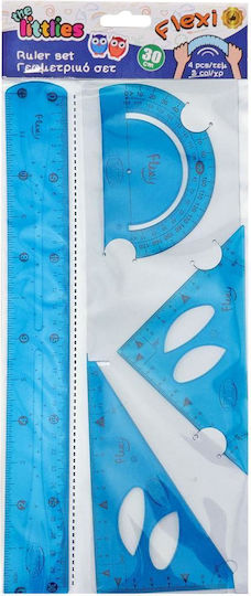 Διακακης Γεωμετρικο Σετ Flexi 4τem 30cm 2χρωμ Littlies