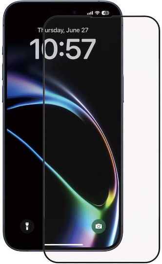 ANANK 2.5D Tempered Glass Μαύρο (iPhone 17 / 17 Pro / 16 Pro)