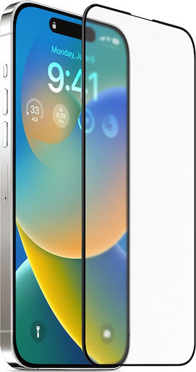 ANANK 2.5D Displayschutzfolie Schwarz (iPhone 17 / 17 Pro / 16 Pro)