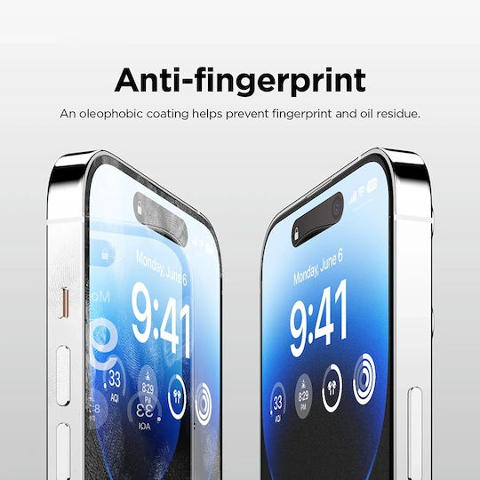 ANANK 2.5D Displayschutzfolie Schwarz (iPhone 17 / 17 Pro / 16 Pro)