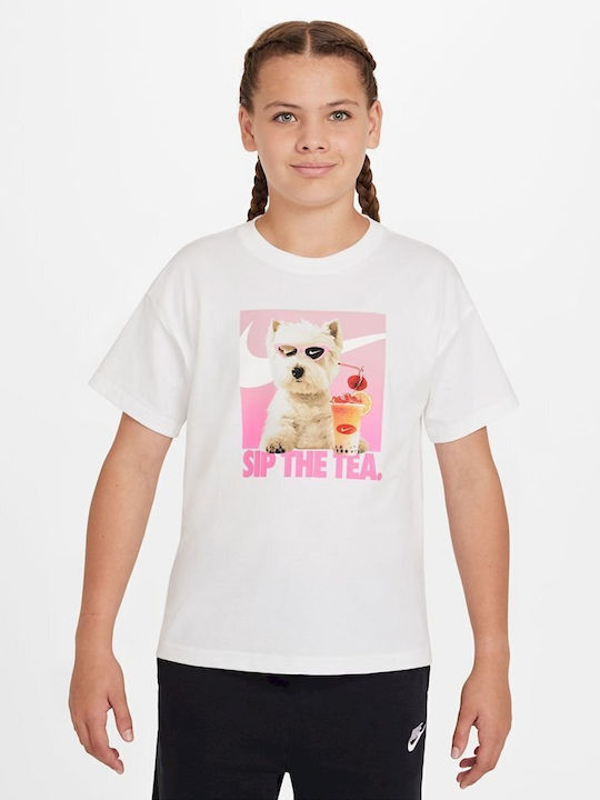 Детска тениска Бял Sportswear