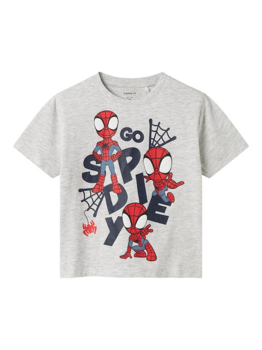 Παιδική Μπλούζα Κοντομάνικη Light Grey Melange Marvel