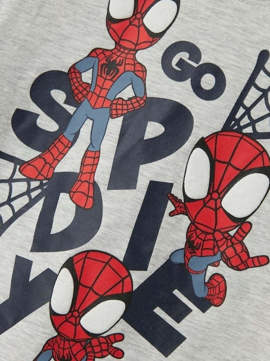 Παιδική Μπλούζα Κοντομάνικη Light Grey Melange Marvel