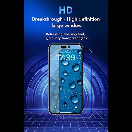 Anank 2.5d Vollflächiges Gehärtetes Glas Displayschutzfolie Für iPhone 17 Pro Max Schwarz