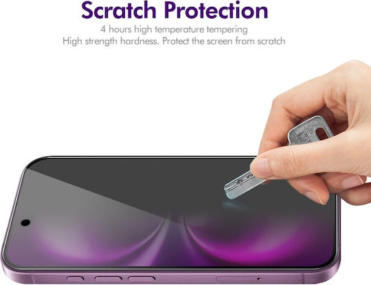 Enkay Privacy Full Face Tempered Glass Negru (iPhone Air)