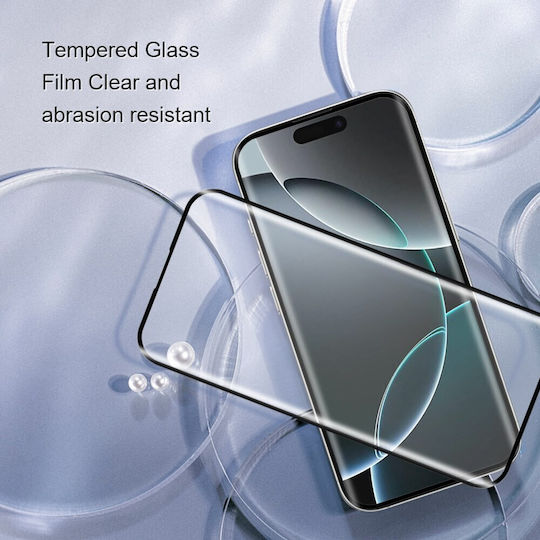Amorus Full Face Tempered Glass (iPhone 17 / 17 Pro / 16 Pro)