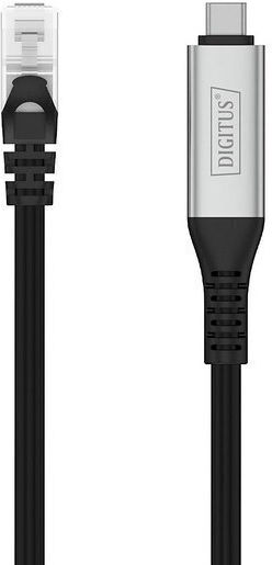 Digitus S/FTP Cat.6a (Gigabit) Καλώδιο Δικτύου Ethernet 2m Μαύρο
