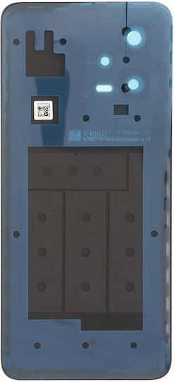 Battery Cover Battery Door + Battery Door Adhesive + Back Camera Lens Bezel Blue for Redmi Note 12 5G