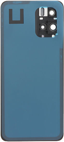 Battery Cover 5g Battery Door + Battery Door Adhesive + Back Camera Lens Bezel Green for Redmi Note 11 Pro+