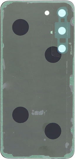 Battery Cover Battery Door + Battery Door Adhesive + Back Camera Lens Bezel Gray for Galaxy S23