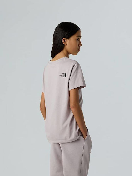 Kids' T-shirt Pink Simple Dome
