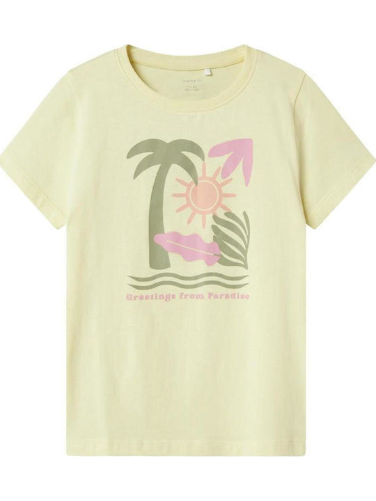 Kinder-T-Shirt Gelb