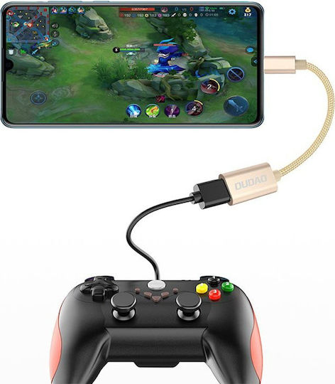 Dudao L15t Конвертор USB-C мъжки към USB-A женски Сив 1бр