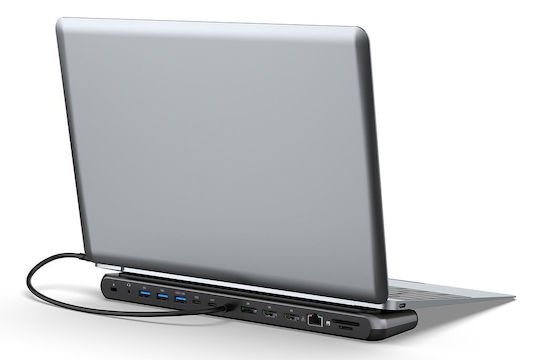 Digitus USB-C Docking Station με DisplayPort 4K PD Ethernet Γκρι (DA-70919)