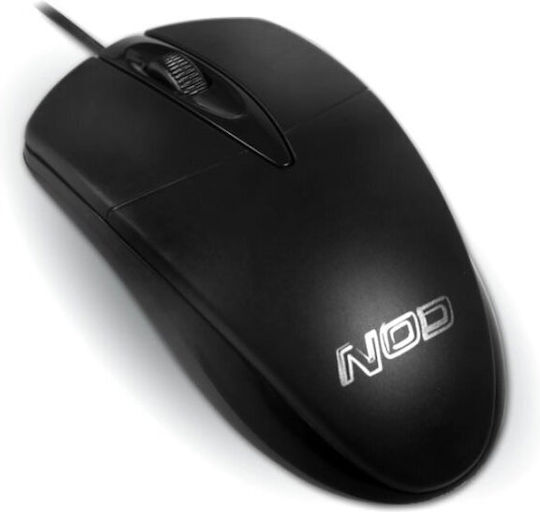 NOD MSE-004 Ενσύρματο Ποντίκι Μαύρο