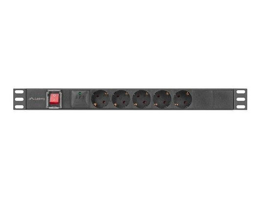 Lanberg Πολύπριζο Rack PDU-05F-0200-IEC-BK 1τμχ