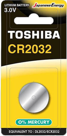 Toshiba Cp-1c Batterie Lithium für Uhren CR2032 3V 1Stück