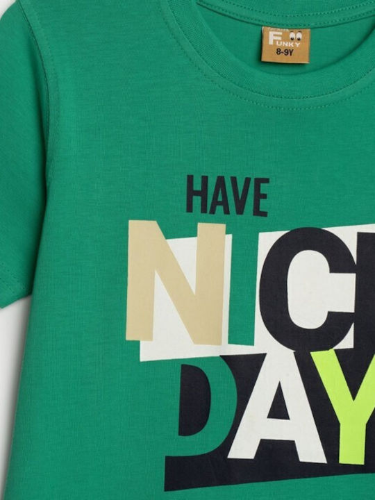 Tricou pentru copii Golf Green